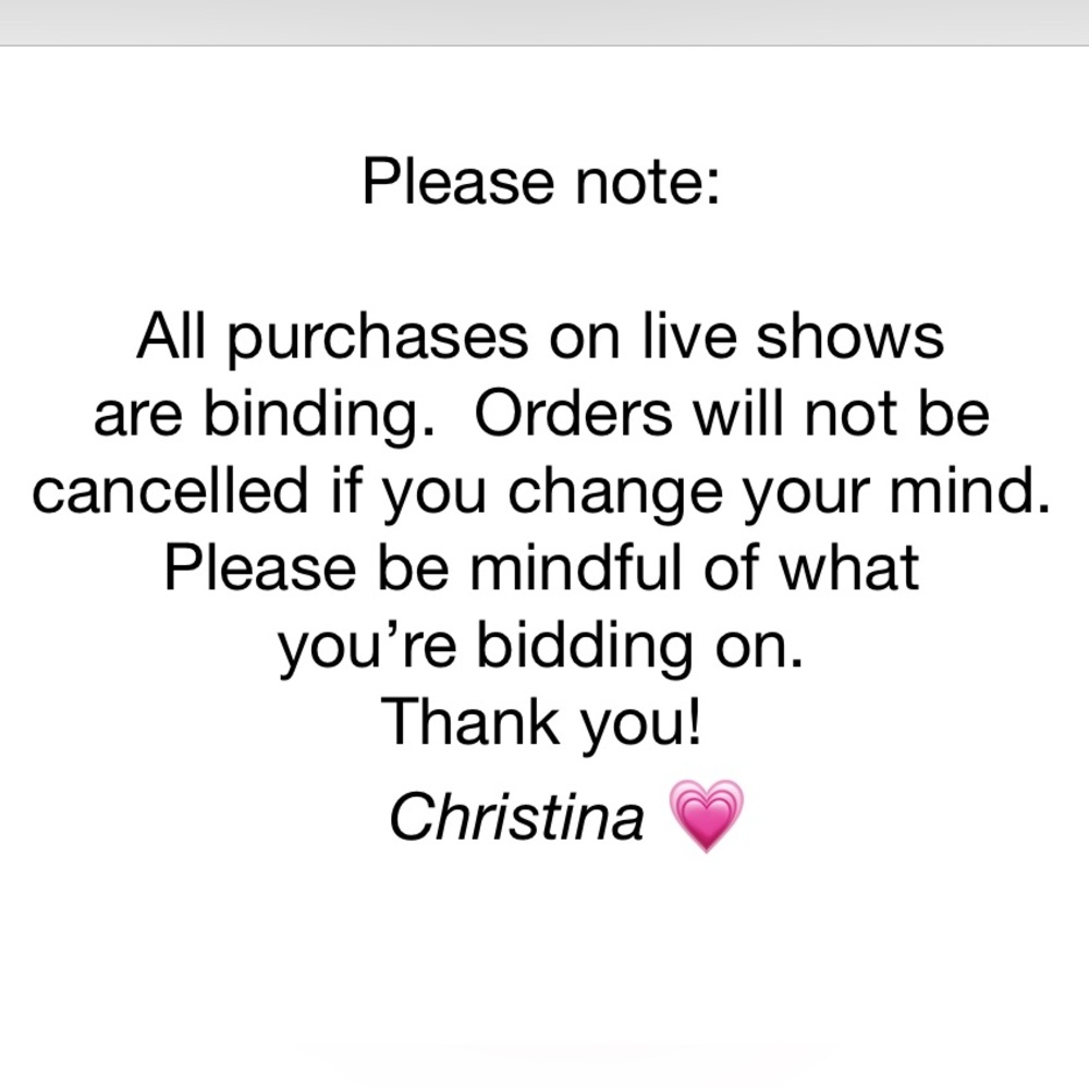 Schedule for LIVE Show!